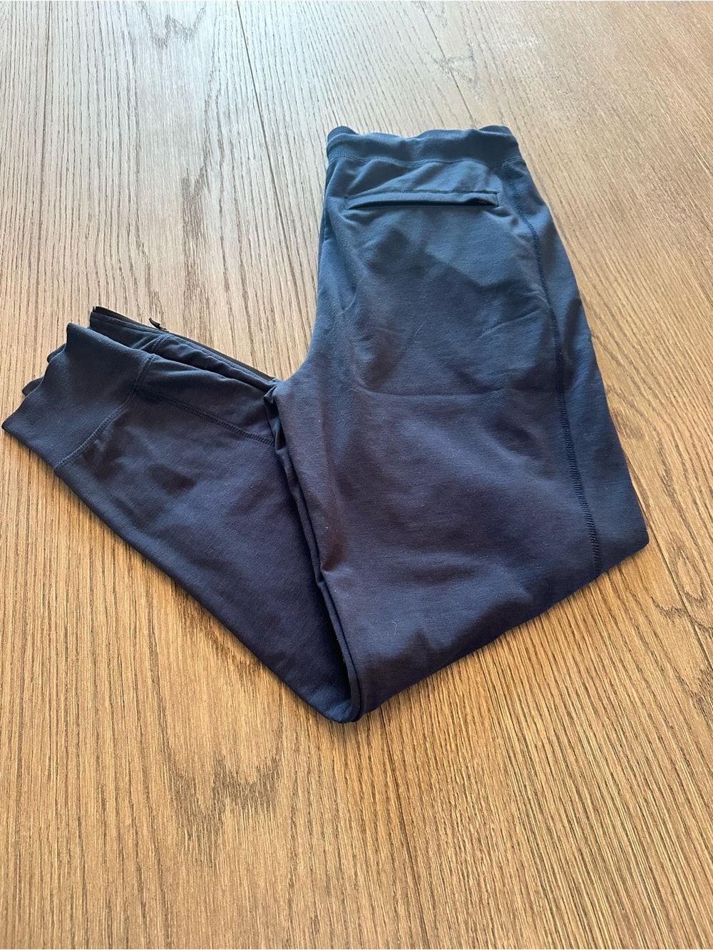 Tommy John Men’s Medium Jogger Pants Navy Blue Stretch Zip Pockets
